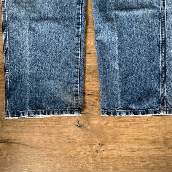 Wrangler Y2K Distressed Carpenter Utility Denim Jeans - Picture 10 of 12